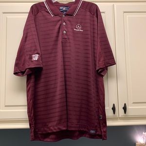 XXL Mississippi State Golf Shirt Mercedes Benz